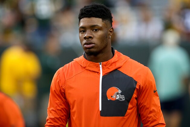 GREEN BAY, WI - AUGUST 12:  Corey Coleman #19 of the Cleveland Browns during warm ups before the game against the Green Bay Packers at Lambeau Field on August 12, 2016 in Green Bay, Wisconsin. (Photo by Dylan Buell/Getty Images)