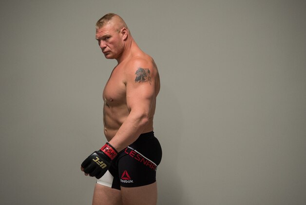 LAS VEGAS, NV - JULY 09:  Brock Lesnar backstage during the UFC 200 event on July 9, 2016 at T-Mobile Arena in Las Vegas, Nevada.  (Photo by Brandon Magnus/Zuffa LLC/Zuffa LLC via Getty Images)