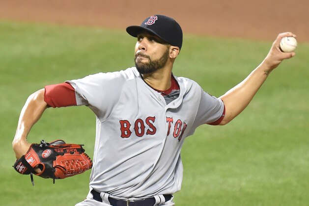 BALTIMORE, MD - AUGUST 17:  David Price #24 of the Boston Red Sox pitches during a baseball game against the against the Baltimore Orioles at Oriole Park at Camden Yards on August 17, 2016 in Baltimore, Maryland.  The Red Sox won 8-1.  (Photo by Mitchell Layton/Getty Images)