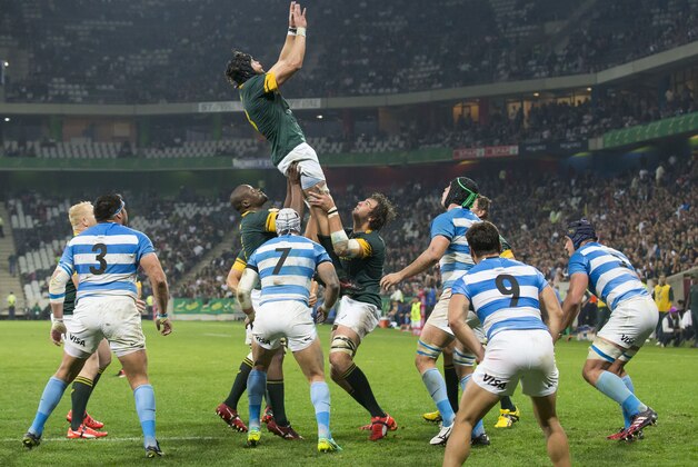 NELSPRUIT, SOUTH AFRICA - AUGUST 20: Warren Whiteley of the Springbok Team during The Rugby Championship match between South Africa and Argentina at Mbombela Stadium on August 20, 2016 in Nelspruit, South Africa. (Photo by Dirk Kotze/Gallo Images/Getty Images)