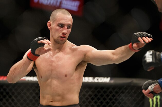 OTTAWA, ON - JUNE 18:  Rory MacDonald competes in his welterweight bout against Stephen Thompson during the UFC Fight Night event inside the TD Place Arena on June 18, 2016 in Ottawa, Ontario, Canada. (Photo by Andre Ringuette/Zuffa LLC/Zuffa LLC via Getty Images)