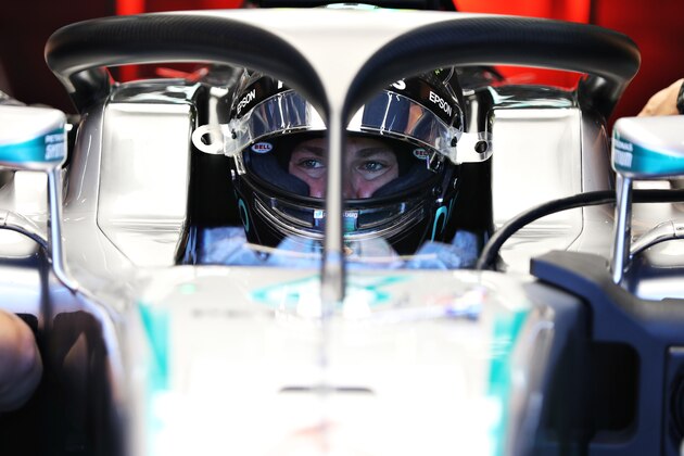SPA, BELGIUM - AUGUST 26:  Nico Rosberg of Germany and Mercedes GP sits in his car fitted with the halo in the garage during practice for the Formula One Grand Prix of Belgium at Circuit de Spa-Francorchamps on August 26, 2016 in Spa, Belgium.  (Photo by Mark Thompson/Getty Images)