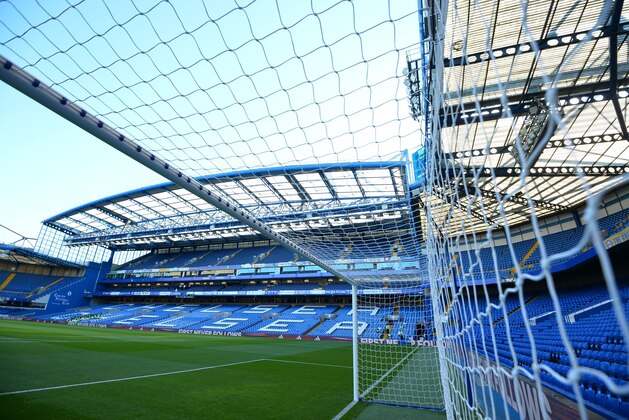 A picture shows the interior of Stamford Bridge stadium in London on August 23, 2016 ahead of the English League Cup second round football match between Chelsea and Bristol Rovers. / AFP / GLYN KIRK / RESTRICTED TO EDITORIAL USE. No use with unauthorized audio, video, data, fixture lists, club/league logos or 'live' services. Online in-match use limited to 75 images, no video emulation. No use in betting, games or single club/league/player publications.  /         (Photo credit should read GLYN KIRK/AFP/Getty Images)