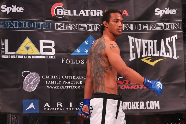 UNCASVILLE, CT - APRIL 22: Benson Henderson before his main event bout against Andrey Koreshkov at Mohegan Sun Arena on April 22, 2016 in Uncasville, Connecticut. (Photo by Ed Mulholland/Getty Images)