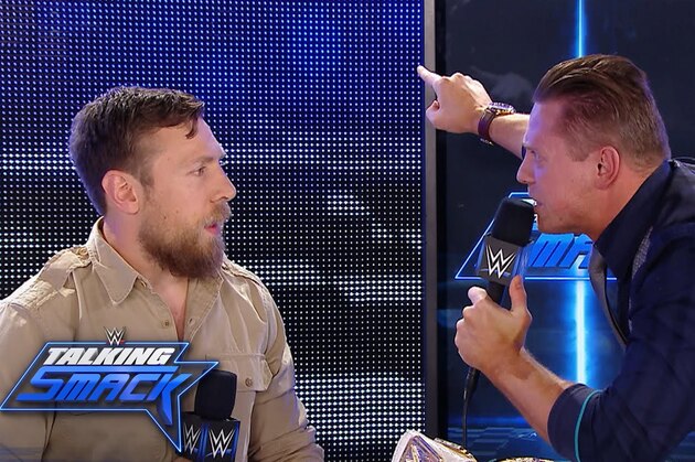 Tensions rise on 'Talking Smack' between The Miz and Daniel Bryan.