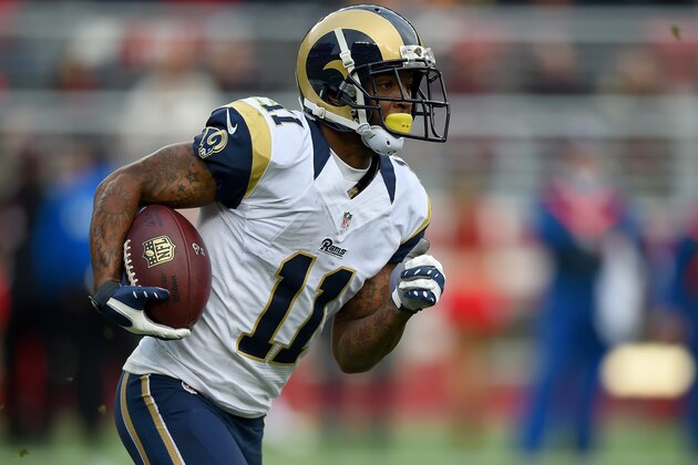 SANTA CLARA, CA - JANUARY 03:  Tavon Austin #11 of the St. Louis Rams carries the ball against the San Francisco 49ers during an NFL football game at Levi's Stadium on January 3, 2016 in Santa Clara, California.  (Photo by Thearon W. Henderson/Getty Images)