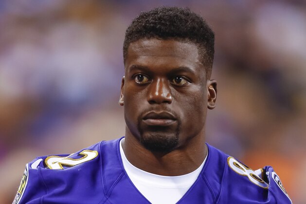 INDIANAPOLIS, IN - AUGUST 20: Benjamin Watson #82 of the Baltimore Ravens is seen during the game against the Indianapolis Colts at Lucas Oil Stadium on August 20, 2016 in Indianapolis, Indiana.  (Photo by Michael Hickey/Getty Images)
