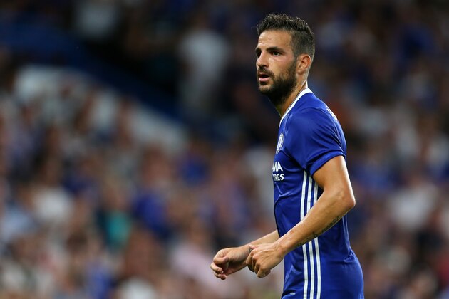 LONDON, ENGLAND - AUGUST 23: Cesc Fabregas of Chelsea during the EFL Cup match between Chelsea and Bristol Rovers at Stamford Bridge on August 23, 2016 in London, England. (Photo by Catherine Ivill - AMA/Getty Images)