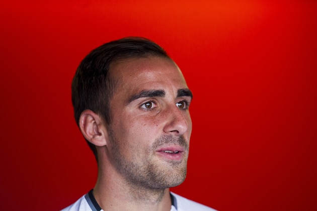EIBAR, SPAIN - AUGUST 27:  Paco Alcacer of Valencia CF reacts on prior to the start the La Liga match between SD Eibar and Valencia CF at Ipurua Municipal Stadium on August 27, 2016 in Eibar, Spain.  (Photo by Juan Manuel Serrano Arce/Getty Images)