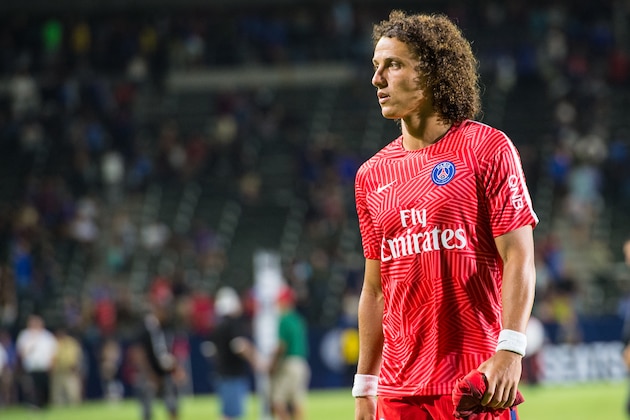 CARSON, CA - JULY 30: David Luiz #32 of Paris Saint-Germain after the the International Champions Cup 2016 match between Paris Saint-Germain and Leicester City at StubHub Center on July 30, 2016 in Carson, California.  Paris Saint-Germain won the match 4-0  (Photo by Shaun Clark/Getty Images)