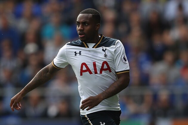 LIVERPOOL, ENGLAND - AUGUST 13: Danny Rose of Tottenham Hotspur in action during the Barclays Premier League match between Everton and Tottenham Hotspur at Goodison Park on August 13, 2016 in Liverpool, England. (Photo by Chris Brunskill/Getty Images)