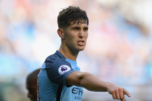 MANCHESTER, ENGLAND - AUGUST 13:  Manchester City defender John Stones in action during the Premier League match between Manchester City and Sunderland at Etihad Stadium on August 13, 2016 in Manchester, England.  (Photo by Stu Forster/Getty Images)