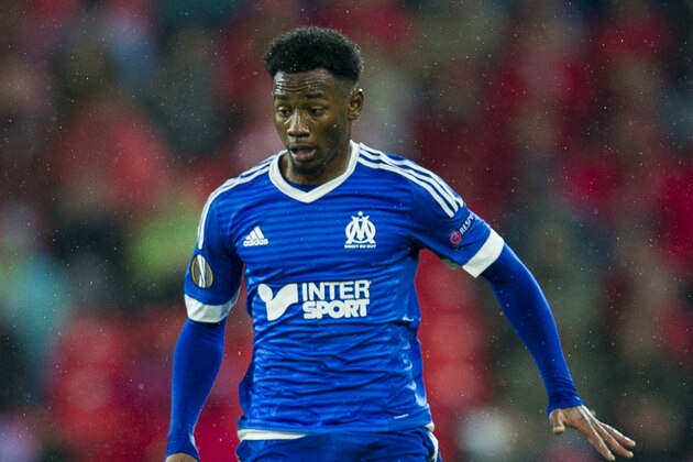 BILBAO, SPAIN - FEBRUARY 25:  Georges-Kevin N'Koudou of Marseille controls the ball during the UEFA Europa League Round of 32: Second Leg match between Athletic Club and Marseille at San Mames Stadium on February 25, 2016 in Bilbao, Spain.  (Photo by Juan Manuel Serrano Arce/Getty Images)