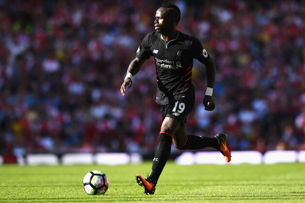LONDON, ENGLAND - AUGUST 14: Sadio Mane of Liverpool in action during the Premier League match between Arsenal and Liverpool at Emirates Stadium on August 14, 2016 in London, England.  (Photo by Michael Regan/Getty Images)