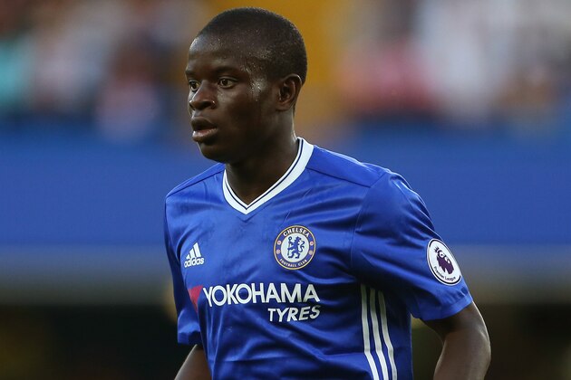 LONDON, ENGLAND - AUGUST 15: Ngolo Kante of Chelsea during the Premier League match between Chelsea and West Ham United at Stamford Bridge on August 15, 2016 in London, England. (Photo by Catherine Ivill - AMA/Getty Images)