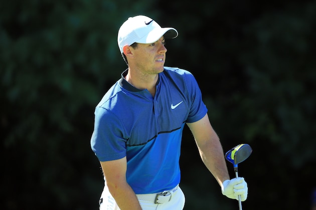 NORTON, MA - SEPTEMBER 02:  Rory McIlroy of Northern Ireland reacts on the 15th tee during the first round of the Deutsche Bank Championship at TPC Boston on September 2, 2016 in Norton, Massachusetts.  (Photo by Maddie Meyer/Getty Images)