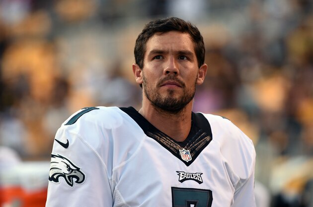 PITTSBURGH, PA - AUGUST 18: Quarterback Sam Bradford #7 of the Philadelphia Eagles looks on from the sideline during a National Football League preseason game against the Pittsburgh Steelers at Heinz Field on August 18, 2016 in Pittsburgh, Pennsylvania. The Eagles defeated the Steelers 17-0. (Photo by George Gojkovich/Getty Images)