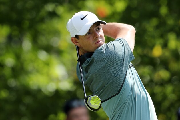 NORTON, MA - SEPTEMBER 04:  Rory McIlroy of Northern Ireland plays his shot from the fourth tee during the third round of the Deutsche Bank Championship at TPC Boston on September 4, 2016 in Norton, Massachusetts.  (Photo by David Cannon/Getty Images)