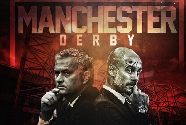 A combo created in London on August 8, 2016 shows Manchester United's Portuguese manager Jose Mourinho watching his players ahead of the pre-season friendly football match between Wigan Athletic and Manchester United at the DW stadium in Wigan, northwest England, on July 16, 2016 and Manchester City's head coach Pep Guardiola (R) attending a press conference in Shenzhen, south China's Guangdong province on July 27, 2016, ahead of the International Champions Cup football match between Manchester City and Borussia Dortmund.
With Pep Guardiola at Manchester City and Jose Mourinho at Manchester United, Manchester threatens to become the centre of the footballing universe during the new Premier League season. / AFP / JON SUPER AND WANG Zhao / RESTRICTED TO EDITORIAL USE. No use with unauthorized audio, video, data, fixture lists, club/league logos or 'live' services. Online in-match use limited to 75 images, no video emulation. No use in betting, games or single club/league/player publications.  / TO GO WITH AFP S
