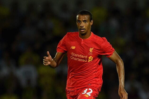 BURTON UPON TRENT, ENGLAND - AUGUST 23:  Joel Matip of Liverpool during the EFL Cup match between Burton Albion and Liverpool at Pirelli Stadium on August 23, 2016 in Burton upon Trent, England.  (Photo by Gareth Copley/Getty Images)