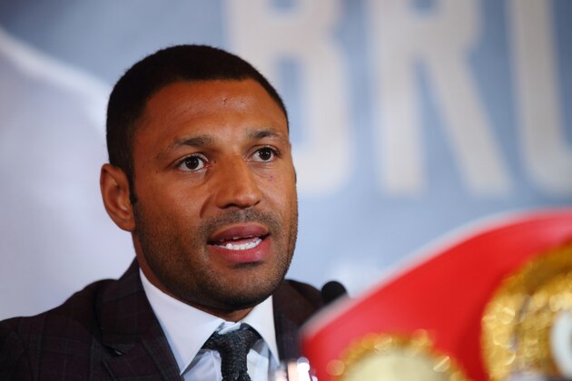 LONDON, ENGLAND - AUGUST 01:  Kell Brook talks during the press conference ahead of the fight between Gennady Golovkin and Kell Brook at the Dorchester Hotel on August 1, 2016 in London, England.  (Photo by Jordan Mansfield/Getty Images)