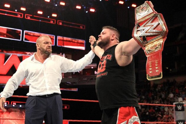 Triple H returned to help Kevin Owens become champion.