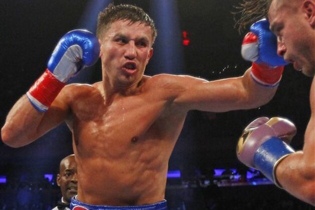 Gennady Golovkin, izquierda, pelea contra Davie Lemieux en Nueva York. Golovkin enfrentará a Kell Brook el 10 de septiembre en Londres. (AP Photo/Rich Schultz, File)