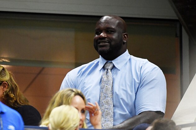 NEW YORK, NY - SEPTEMBER 06:  Shaquille O'Neal attends the Women's Singles Quarterfinals match between Caroline Wozniacki of Denmark and Anastasija Sevastova of Lativa on Day Nine of the 2016 US Open at the USTA Billie Jean King National Tennis Center on September 6, 2016 in the Flushing neighborhood of the Queens borough of New York City.  (Photo by Alex Goodlett/Getty Images)