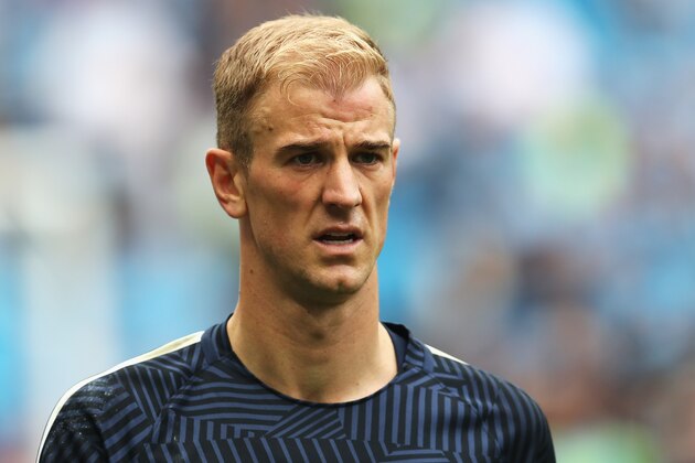 MANCHESTER, ENGLAND - AUGUST 28:  Joe Hart of Manchester City looks on prior to the Premier League match between Manchester City and West Ham United at Etihad Stadium on August 28, 2016 in Manchester, England.  (Photo by Chris Brunskill/Getty Images)
