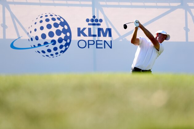 SPIJK, NETHERLANDS - SEPTEMBER 08:  Richard Green of Australia hits his tee shot on the 17th during the first round on day one of the KLM Open at The Dutch on September 8, 2016 in Spijk, Netherlands.  (Photo by Dean Mouhtaropoulos/Getty Images)