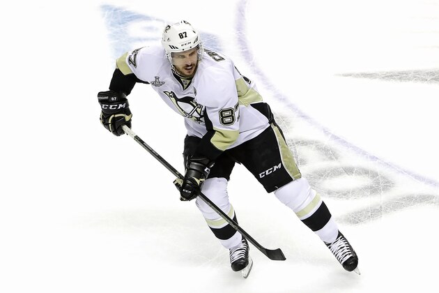 SAN JOSE, CA - JUNE 12:  Sidney Crosby #87 of the Pittsburgh Penguins skates against the San Jose Sharks during the first period in Game Six of the 2016 NHL Stanley Cup Final at SAP Center on June 12, 2016 in San Jose, California. (Photo by Ezra Shaw/Getty Images)