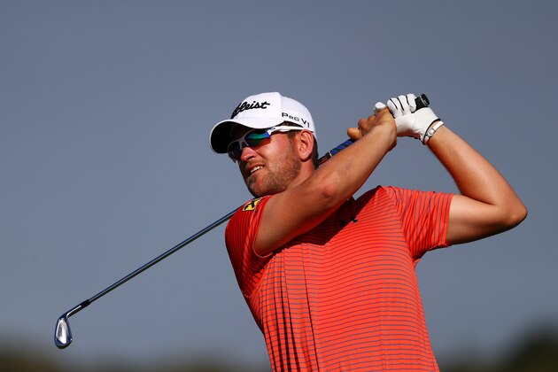 SPIJK, NETHERLANDS - SEPTEMBER 09:  Bernd Wiesberger of Austria hits his second shot on the 11th during the second round on day two of the KLM Open at The Dutch on September 9, 2016 in Spijk, Netherlands.  (Photo by Dean Mouhtaropoulos/Getty Images)