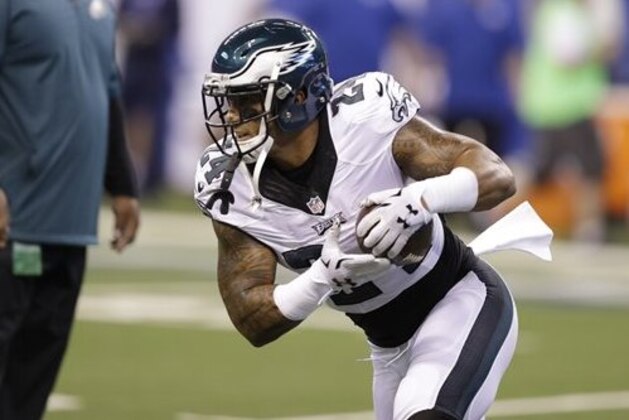 Philadelphia Eagles running back Ryan Mathews (24) before an NFL preseason football game against the Indianapolis Colts in Indianapolis, Saturday, Aug. 27, 2016. (AP Photo/Darron Cummings)