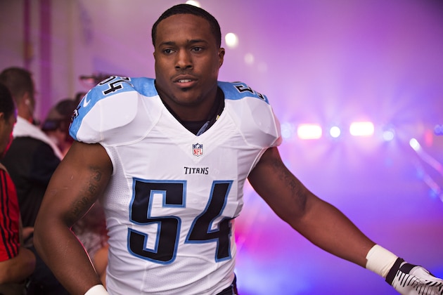 NASHVILLE, TN - AUGUST 20:  Avery Williamson #54 of the Tennessee Titans comes down the tunnel before a preseason game against the Carolina Panthers at Nissan Stadium on August 20, 2016 in Nashville, Tennessee.  The Panthers defeated the Titans 26-16.  (Photo by Wesley Hitt/Getty Images)