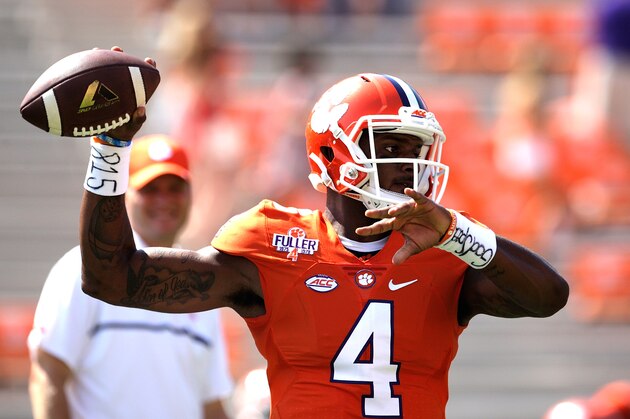 CLEMSON, SC - SEPTEMBER 10: Deshaun Watson