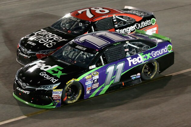 RICHMOND, VA - SEPTEMBER 10:  Denny Hamlin, driver of the