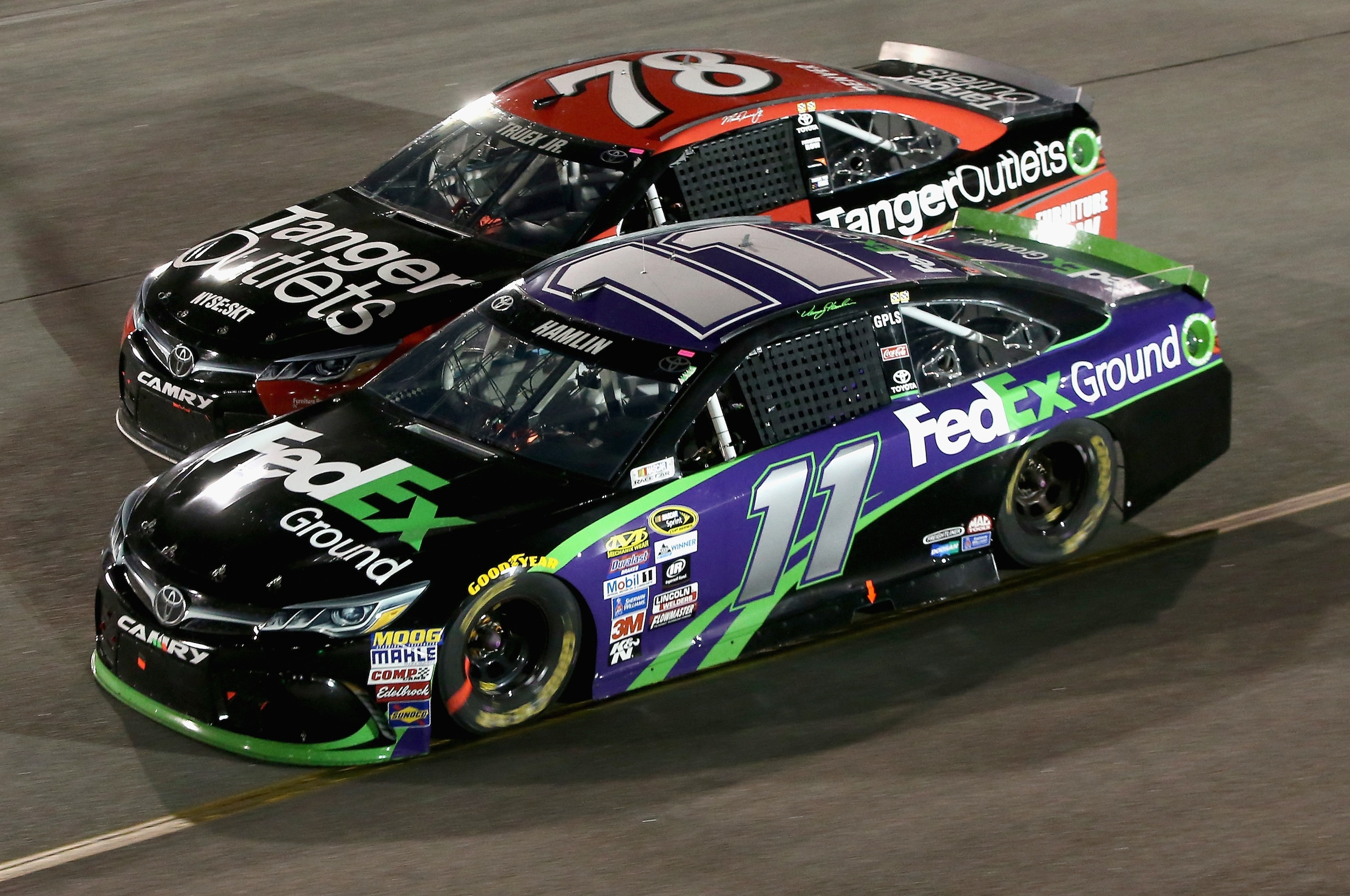 RICHMOND, VA - SEPTEMBER 10:  Denny Hamlin, driver of the