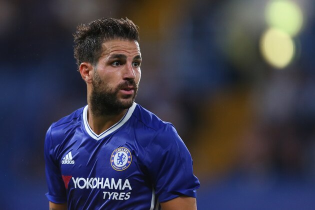LONDON, ENGLAND - AUGUST 23: Cesc Fabregas of Chelsea during the EFL Cup match between Chelsea and Bristol Rovers at Stamford Bridge on August 23, 2016 in London, England. (Photo by Catherine Ivill - AMA/Getty Images)