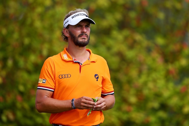 SPIJK, NETHERLANDS - SEPTEMBER 11:  Joost Luiten of the Netherlands looks on at the 6th tee during the final round on day four of the KLM Open at The Dutch on September 11, 2016 in Spijk, Netherlands.  (Photo by Dean Mouhtaropoulos/Getty Images)