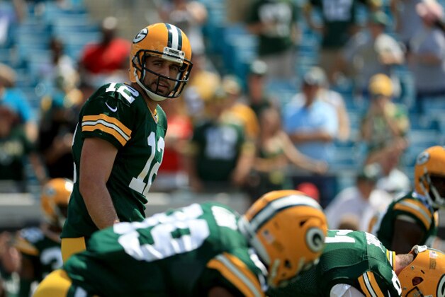 JACKSONVILLE, FL - SEPTEMBER 11:  Aaron Rodgers