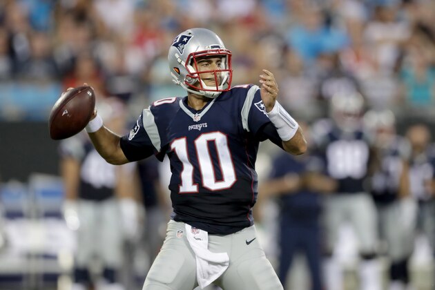 CHARLOTTE, NC - AUGUST 26:  Jimmy Garoppolo