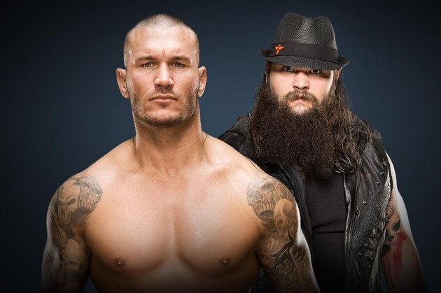 FILE- In this Sunday, April 3, 2011 file photo, WWE Superstar Randy Orton celebrates defeating CM Punk (not pictured) during WrestleMania XXVII at the Georgia Dome in Atlanta, Georgia on. World-famous WWE wrestlers such as John Cena, Shaemus and champion Randy Orton are in Saudi Arabia for three days of matches in the capital Riyadh. (Paul Abell/AP Images for WWE, File)