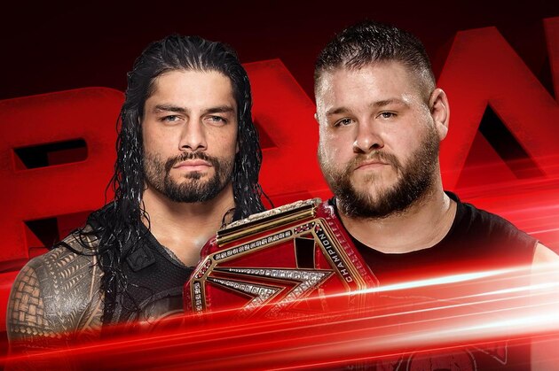 Roman Reigns and Kevin Owens will face off on Monday's Raw.