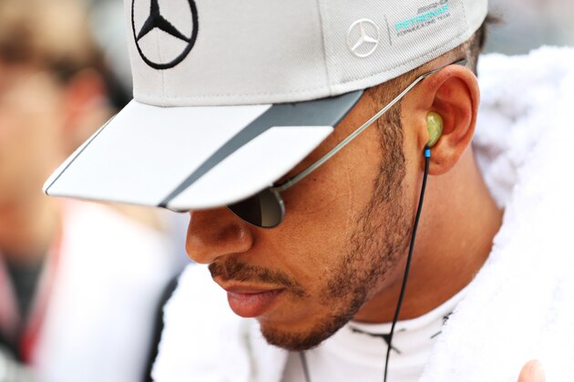 MONZA, ITALY - SEPTEMBER 04:  Lewis Hamilton of Great Britain and Mercedes GP on the grid before the Formula One Grand Prix of Italy at Autodromo di Monza on September 4, 2016 in Monza, Italy.  (Photo by Mark Thompson/Getty Images)