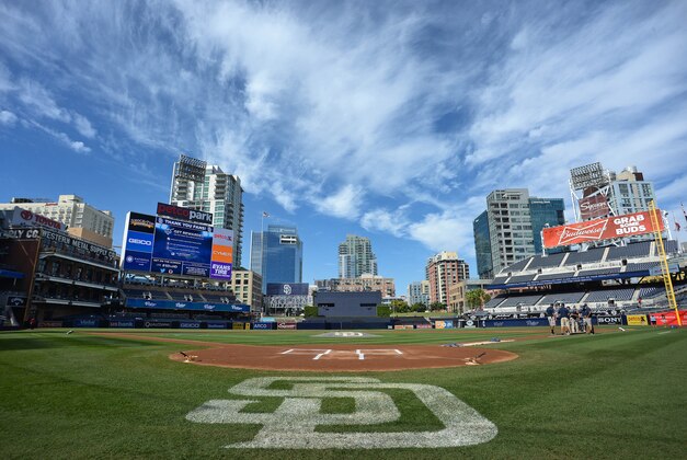 Oct 1, 2015; San Diego, CA, USA; A general view of Petco Park before the game between the Milwaukee Brewers and San Diego Padres. Mandatory Credit: Jake Roth-USA TODAY Sports