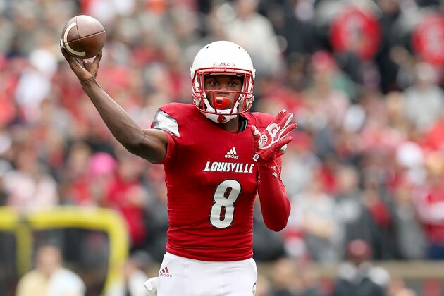 LOUISVILLE, KY - OCTOBER 24:  Lamar Jackson