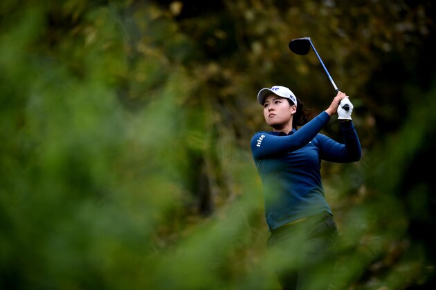 South Korea's In Gee Chun competes in the Evian Championship in the French Alps town of Evian-les-Bains, a major tournament on the women's calendar, on September 17, 2016.   / AFP / JEAN PIERRE CLATOT        (Photo credit should read JEAN PIERRE CLATOT/AFP/Getty Images)