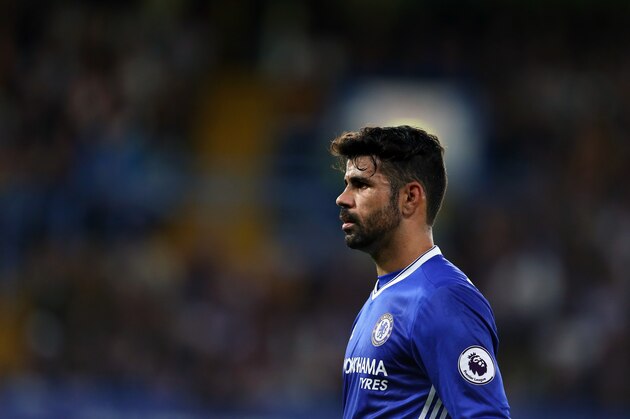 LONDON, ENGLAND - SEPTEMBER 16: Diego Costa of Chelsea during the Premier League match between Chelsea and Liverpool at Stamford Bridge on September 16, 2016 in London, England. (Photo by Catherine Ivill - AMA/Getty Images)