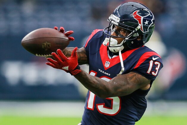 HOUSTON, TX - AUGUST 20:   Braxton Miller #13 of the Houston Texans during a preseason NFL game at NRG Stadium on August 20, 2016 in Houston, Texas.  (Photo by Bob Levey/Getty Images)