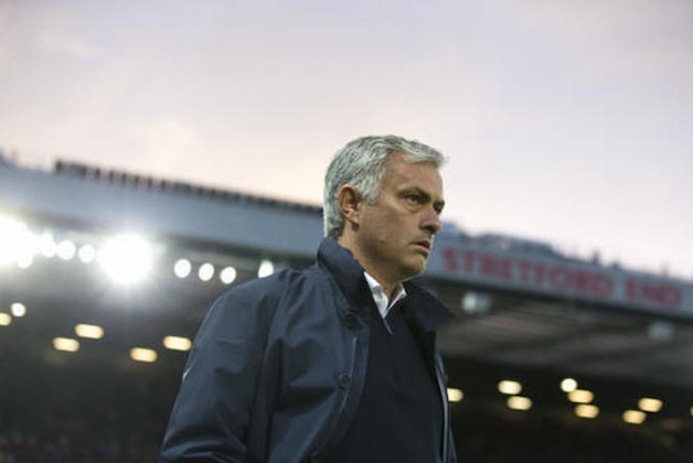 Manchester United's manager Jose Mourinho takes to the touchline for the English Premier League soccer match between Manchester United and Southampton at Old Trafford Stadium, Manchester, England, Friday, Aug. 19, 2016. (AP Photo/Jon Super)